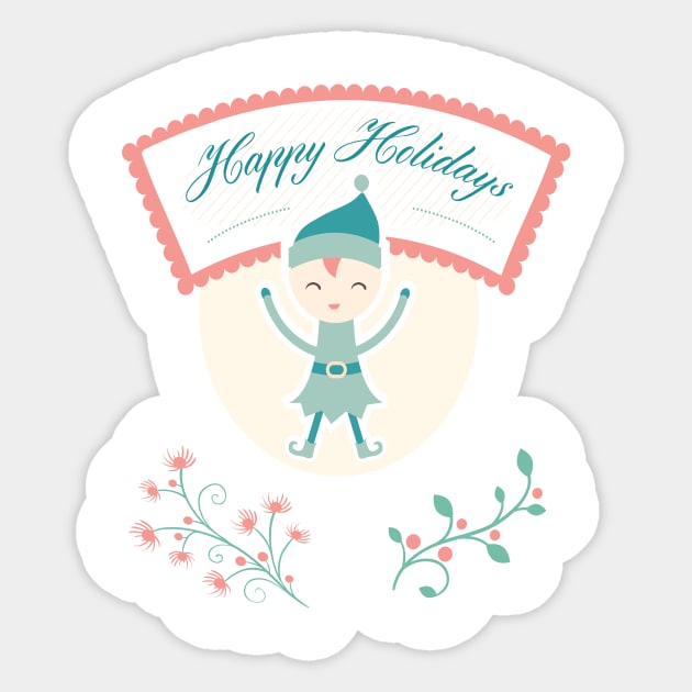 happy holiday Sticker by Gigart